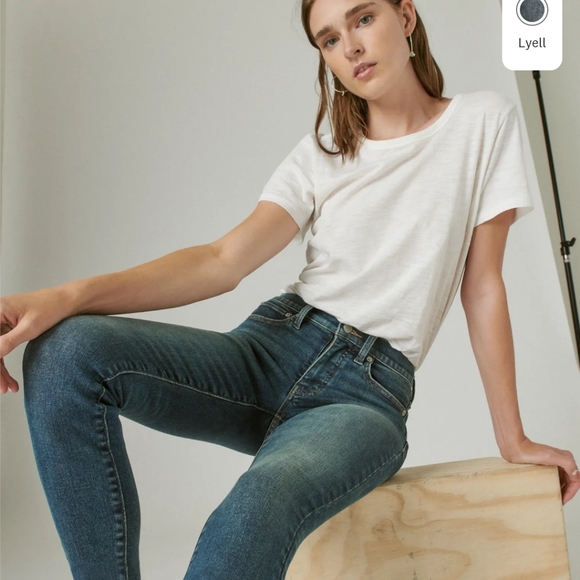 Lucky Brand Ava Mid Rise Skinny Size 8 - Picture 3 of 11
